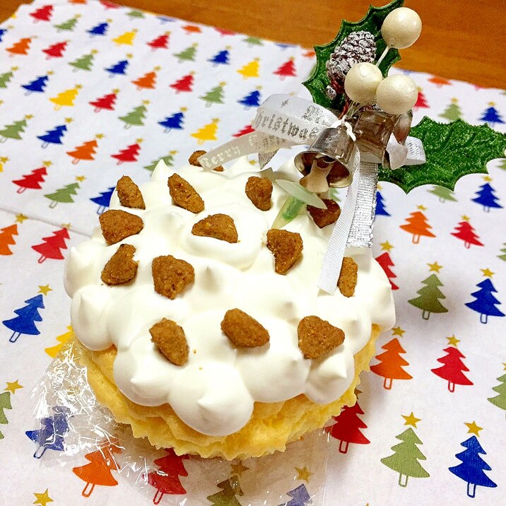 ねこ用クリスマスケーキ レシピ 作り方 By ふじ子 楽天レシピ